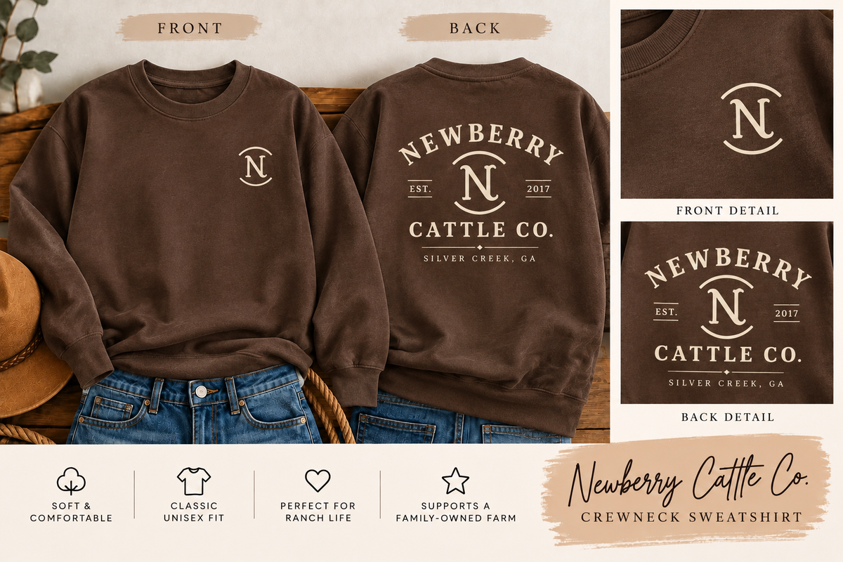 Newberry Cattle Co. Classic Crewneck Sweatshirt