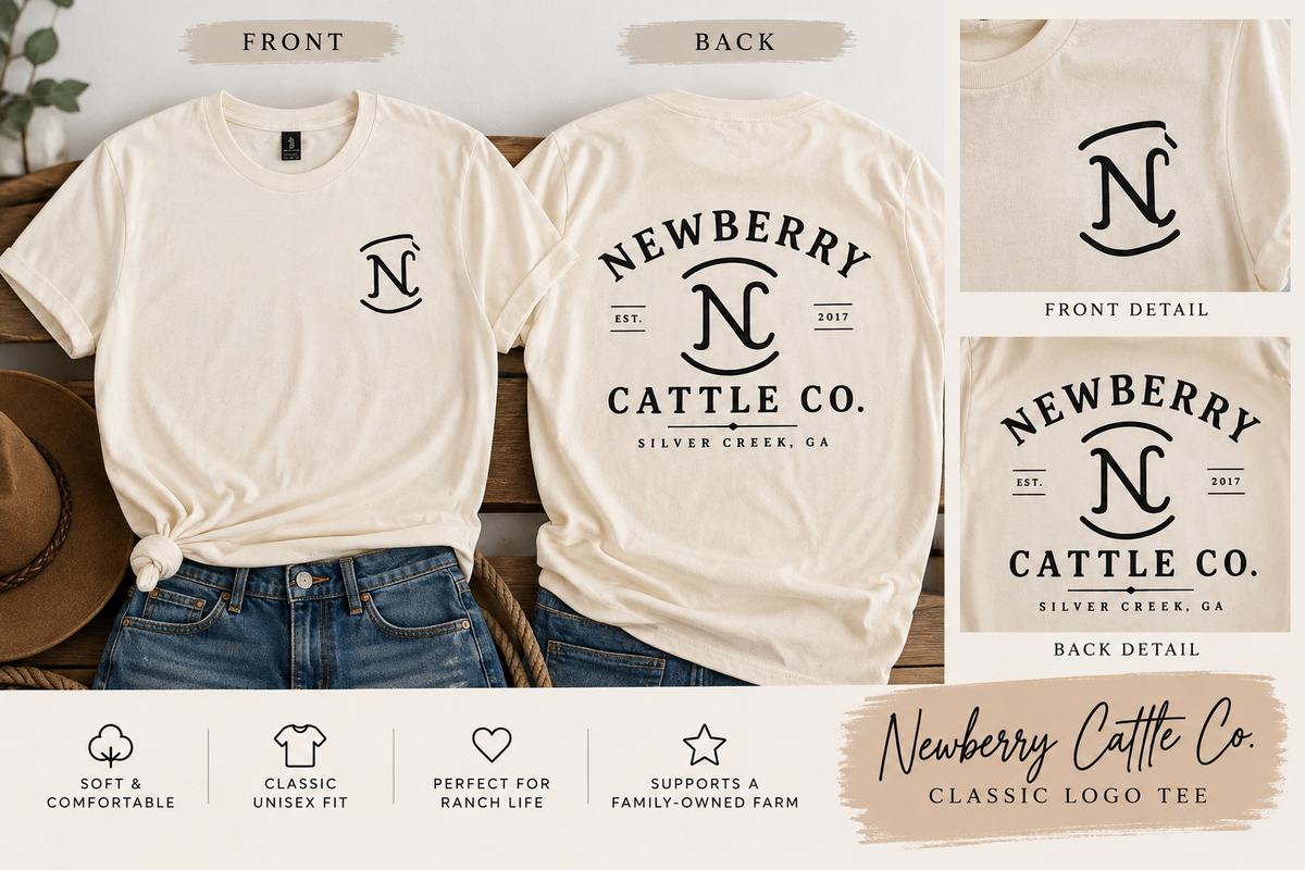 Newberry Cattle Co. Classic Logo Tee